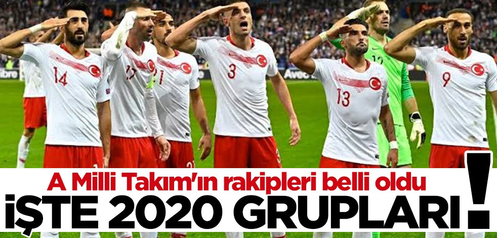 A Milli Takım'ın rakipleri belli oldu