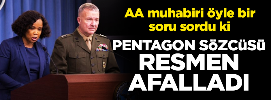 AA muhabiri Pentagon sözcüsünü dumura uğrattı