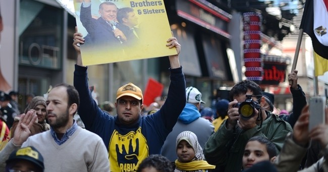 New York'ta 'Rabia' ve 'Erdoğan' sloganları