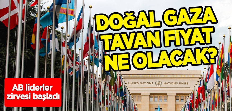 AB doğal gaza tavan fiyat konusunda ikiye bölündü! Liderler zirvesi başladı