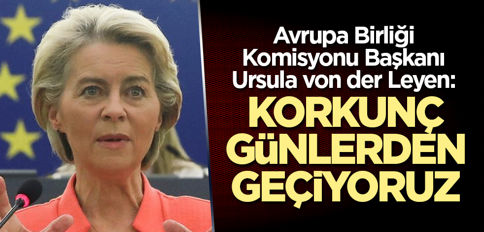 AB: Korkunç günlerden geçiyoruz