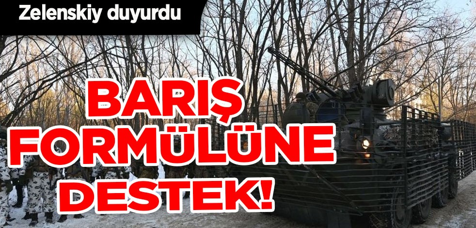 AB, Rus ordusuna rağmen... Zelenskiy duyurdu: Ukrayna'nın barış formülünü resmen destekledi