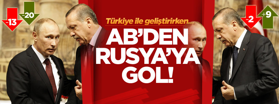 AB-Rusya ticari ilişkileri geriledi, AB-Türkiye ise ilerletti!