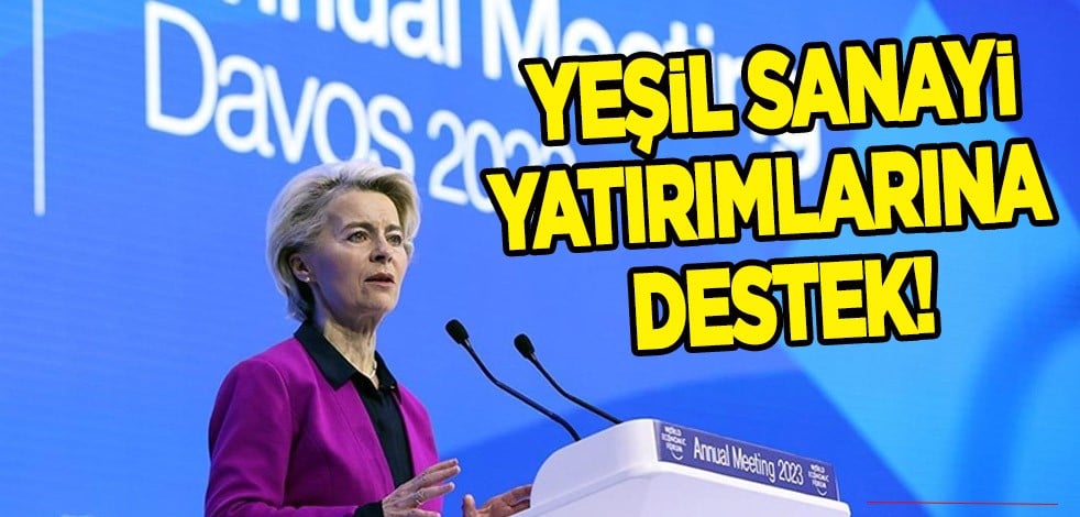 AB, temiz yeşil sanayi teknoloji yatırımlarına dev yardım planı: Temiz enerji 650 milyar dolara ulaşacak!