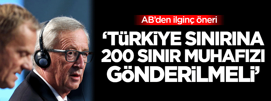 AB: Türkiye sınırına 200 sınır muhafızı gönderilmeli