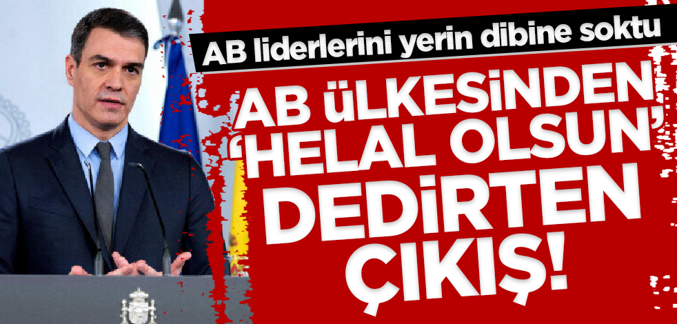 AB ülkesinden 'helal olsun' dedirten Filistin çıkışı! Çifte standardı liderlerin yüzüne vurdu