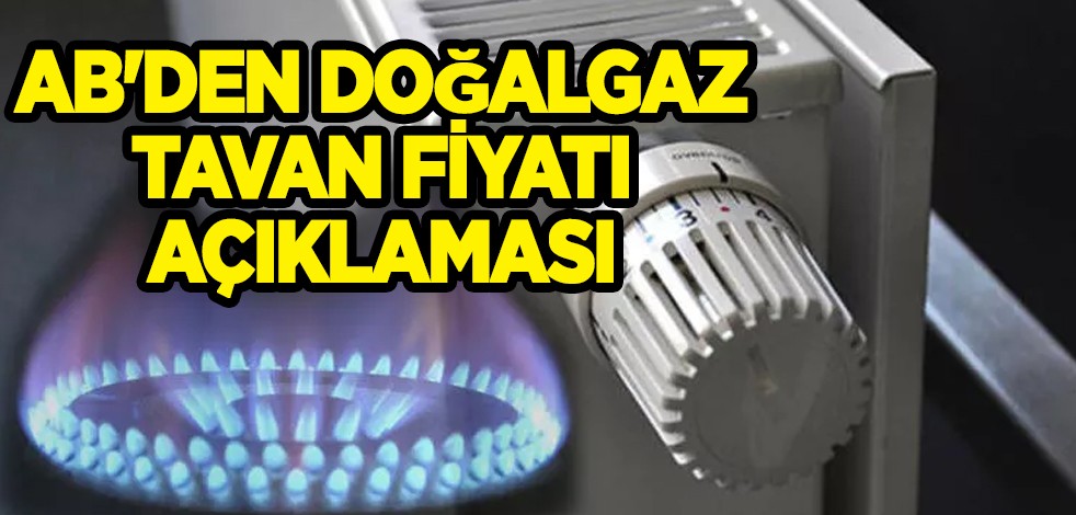 AB üyeleri doğalgaza tavan fiyatta uzlaşamadı! AB'den doğalgaz tavan fiyatı açıklaması