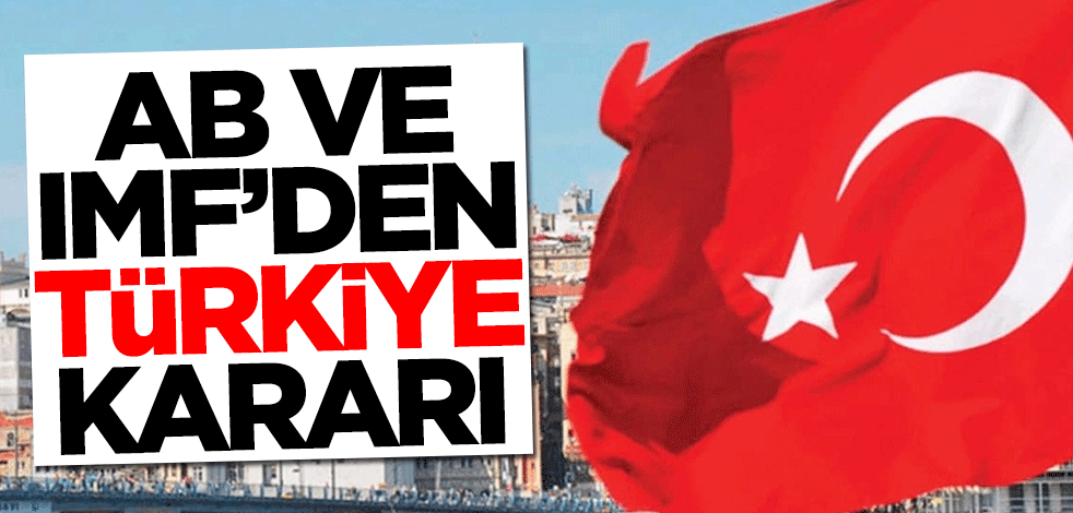 AB ve IMF'den Türkiye kararı