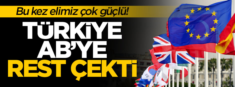 'AB vizeyi kaldırmazsa anlaşma iptal olur'