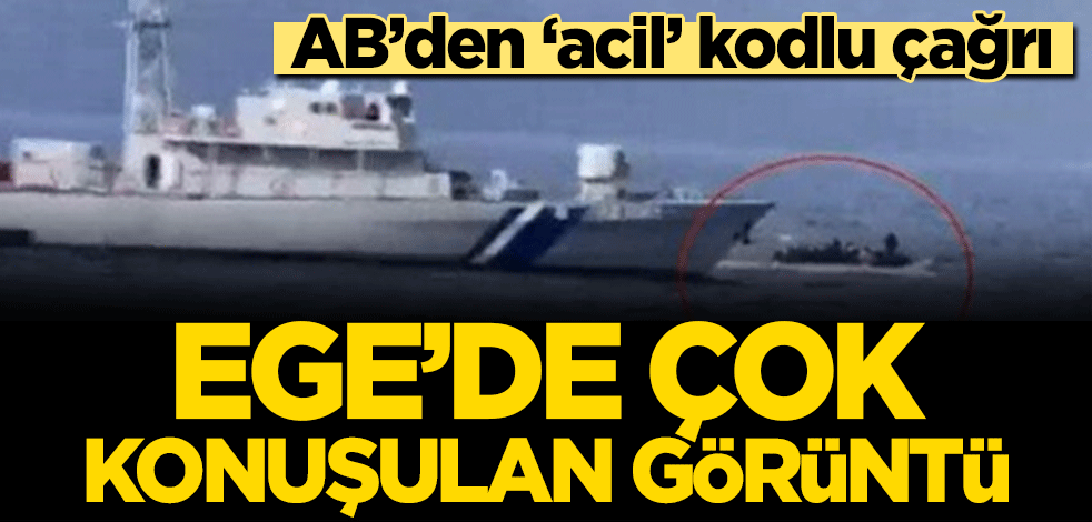 AB yayınlanan görüntüler sonrası Frontex'i 'acil' toplantıya çağırdı