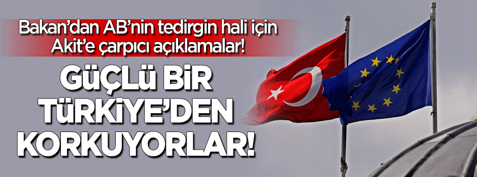 AB zayıf bir Türkiye için "hayır" diyor