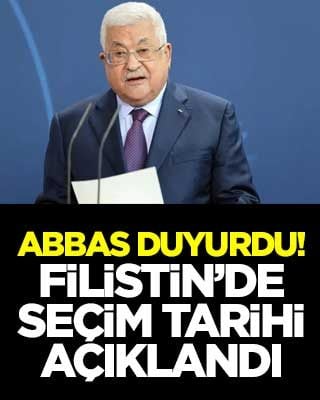 Abbas duyurdu! Filistin’de seçim tarihi açıklandı