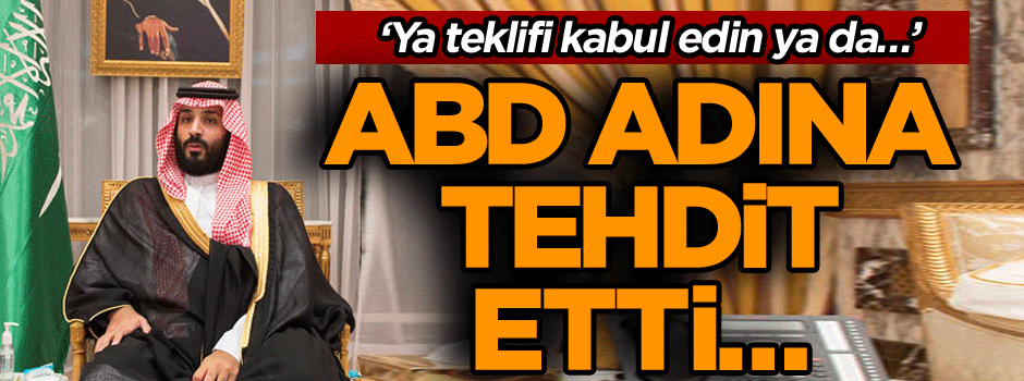 ABD adına tehdit etti… ‘Ya teklifi kabul edin ya da…’