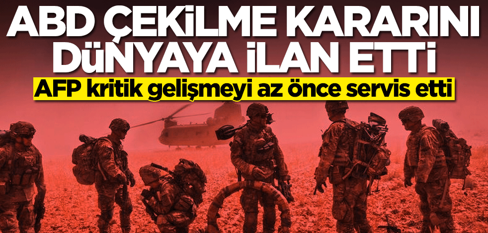 ABD Afganistan kararını ilan etti