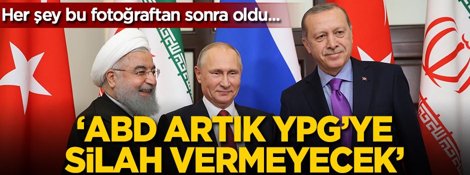 'ABD Artık YPG'ye silah vermeyecek'