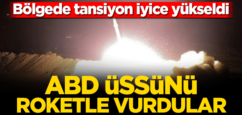 ABD askerlerinin bulunduğu bölgeye roket!