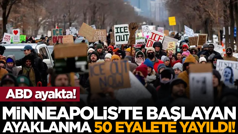 ABD ayakta: Minneapolis'te başlayan ayaklanma 50 Eyalete yayıldı!