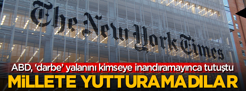 ABD basınından 'Türklere yutturamadık' haberi