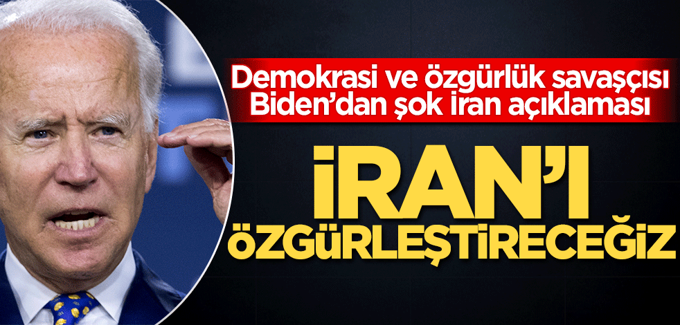 ABD Başkanı Biden: "İran'ı özgürleştireceğiz"
