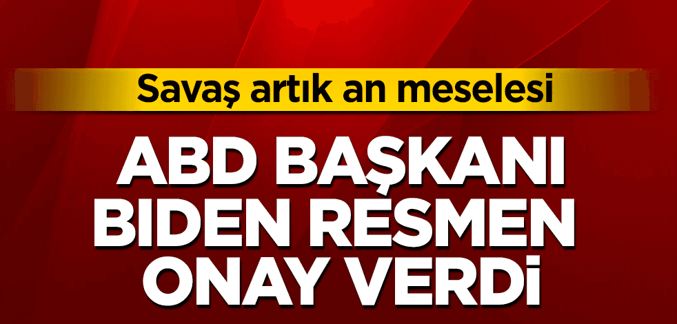 ABD Başkanı Biden resmen onay verdi! Flaş karar