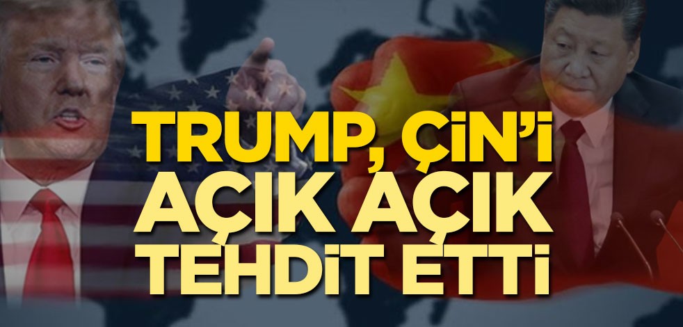 ABD Başkanı Donald Trump, Çin hükümetini salgın sebebi ile tehdit etti