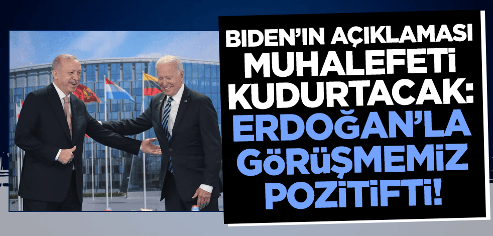 ABD Başkanı Joe Biden: Erdoğan ile görüşmemiz pozitifti