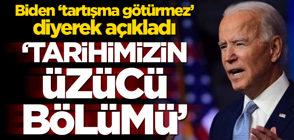 ABD Başkanı Joe Biden’dan Donald Trump açıklaması