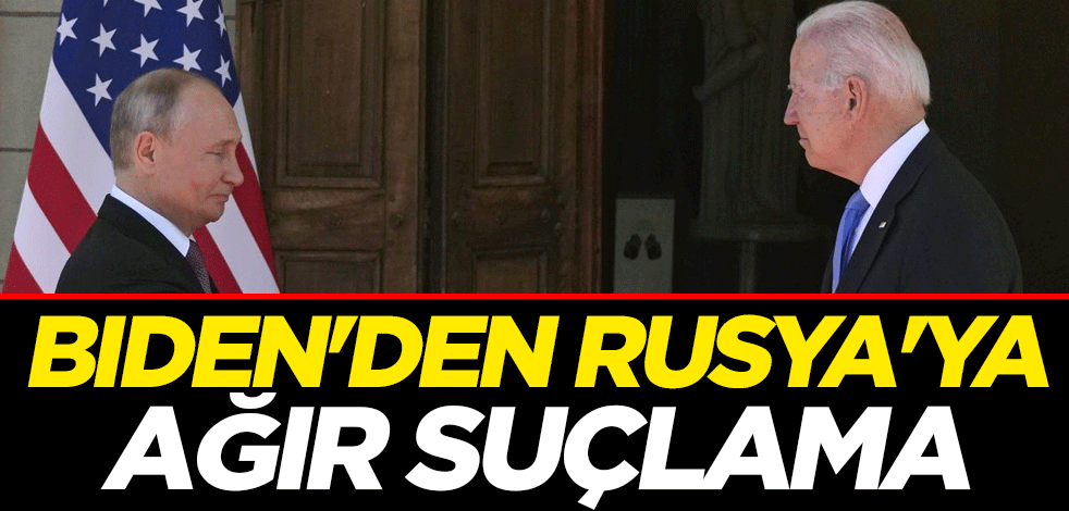 ABD Başkanı Joe Biden'den Rusya'ya: İnsanlığa karşı suç işleniyor