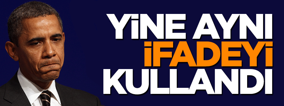 ABD Başkanı Obama yine 'Büyük Felaket' dedi