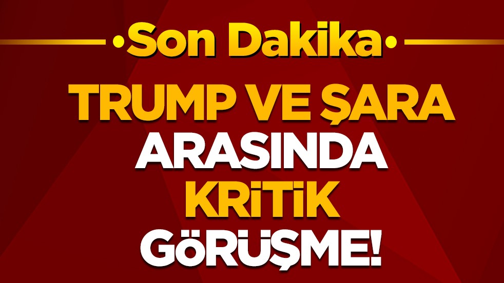 ABD Başkanı Trump, Suriye Cumhurbaşkanı Şara ile görüştü!