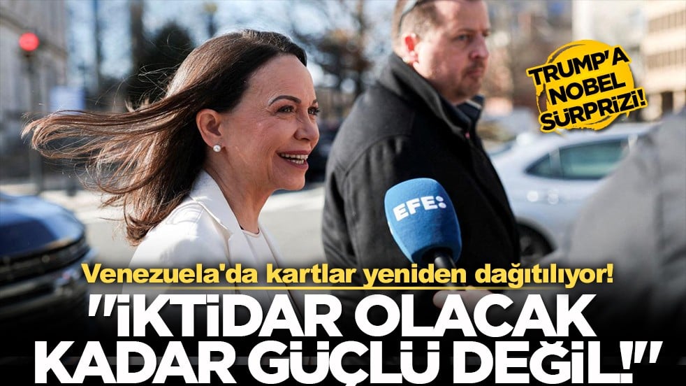 ABD Başkanı Trump, Venezuelalı muhalif lider Machado ile Beyaz Saray'da bir araya geldi