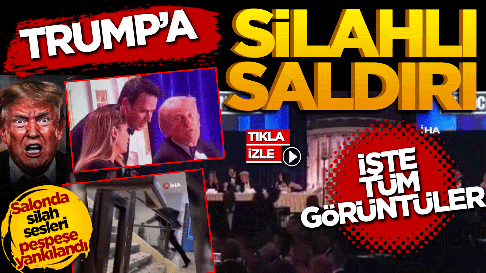 ABD Başkanı Trump’a silahlı saldırı: İşte tüm görüntüler...