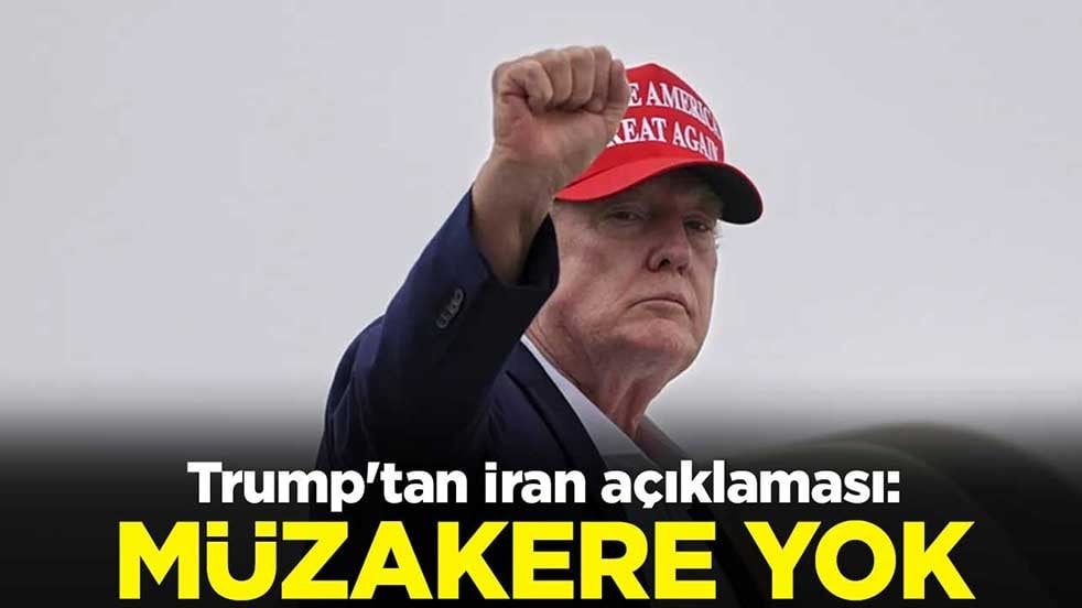 ABD Başkanı Trump'tan İran açıklaması: Müzakere yok, abluka sürüyor