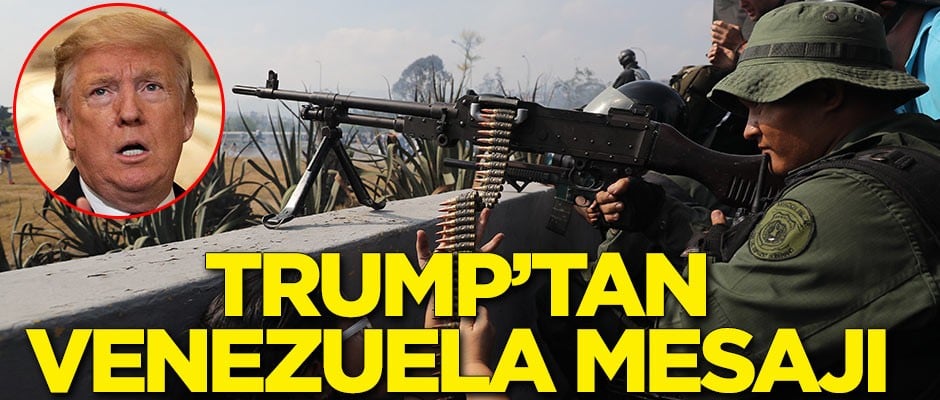 ABD Başkanı Trump'tan Venezuela mesajı