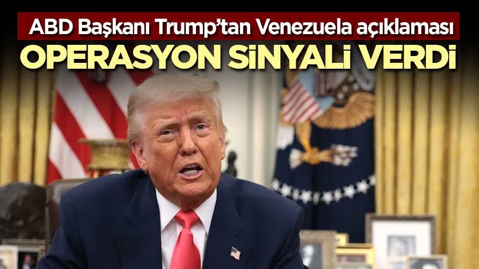 ABD Başkanı Trump’tan Venezuela yorumu! Operasyon sinyali verdi