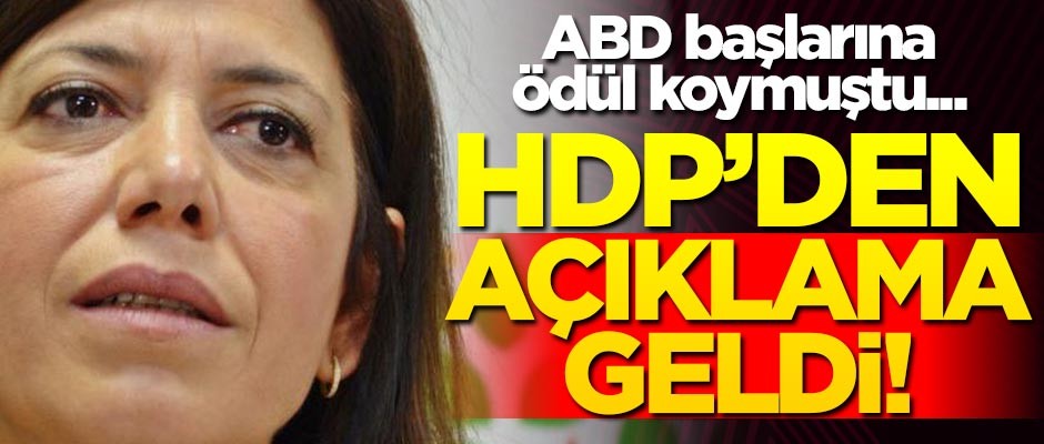 ABD başlarına ödül koymuştu... Kandil'in yancısı HDP'den açıklama geldi!