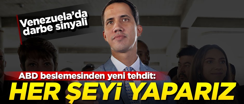ABD beslemesinden Maduro'ya yeni tehdit: Her şeyi yaparız