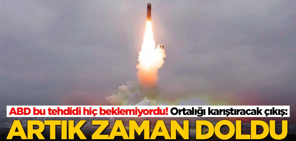 ABD bu tehdidi hiç beklemiyordu! Ortalığı karıştıracak çıkış: Artık zaman doldu