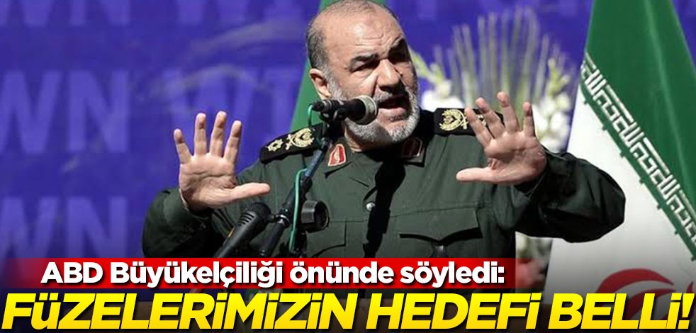 ABD Büyükelçiliği önünde söyledi: Füzelerimizin hedefi belli!