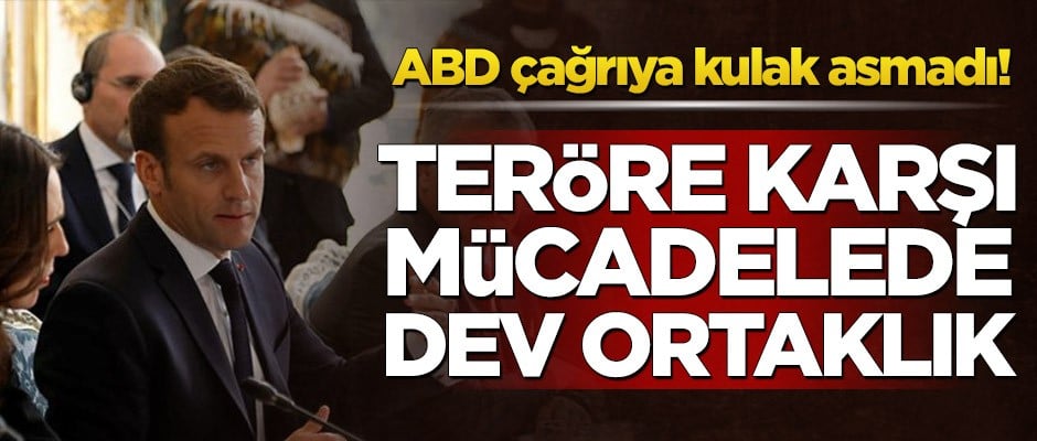 ABD çağrıya kulak asmadı! Terörle mücadelede dev ortaklık