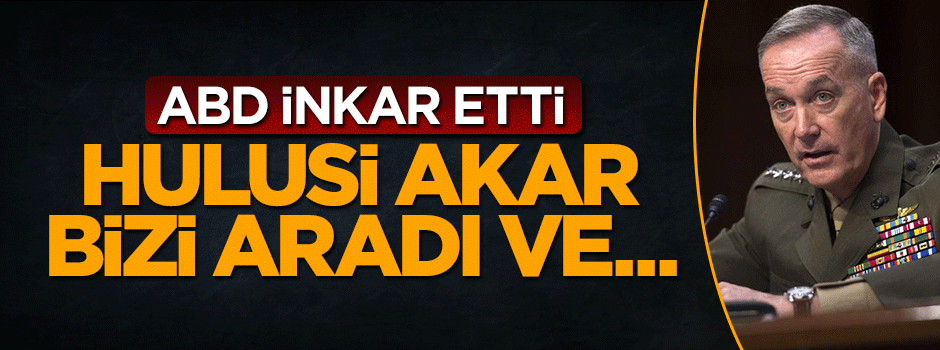 ABD, darbeyi ABD'li bir generalin organize ettiğini inkar etti