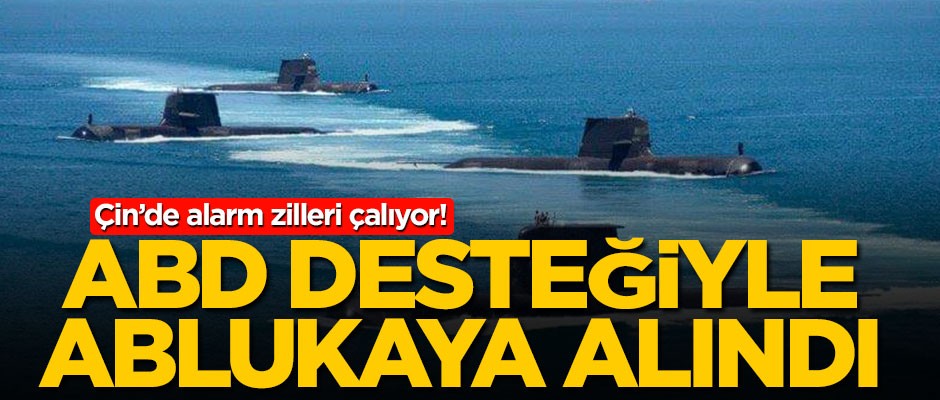 ABD destekli ülke Çin kıyılarına denizaltı sürüsü yolladı