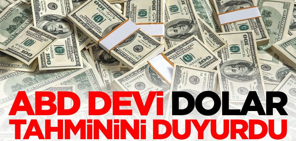 ABD devi dolar tahminini duyurdu! Zirve yapacak