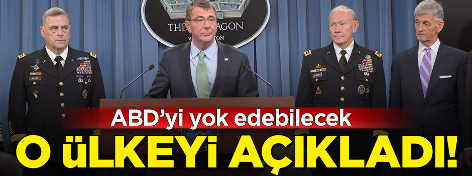 ABD en büyük düşmanı olan ülkeyi açıkladı