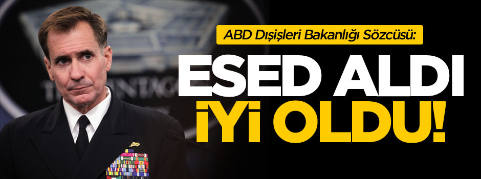 ABD: Esed'in Tedmur'u alması iyi oldu