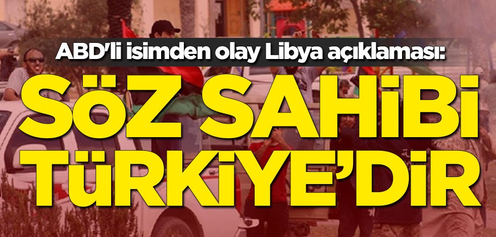 ABD eski Dışişleri Bakan Yardımcısı Matthew Bryza: Libya'da söz sahibi Türkiye'dir