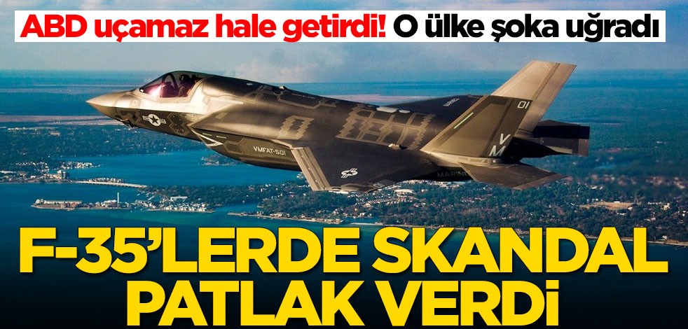 ABD F-35'leri uçamaz hale getirdi! Uzman isim kritik detayı paylaştı