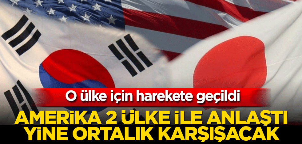 ABD, Güney Kore ve Japonya ile anlaştı! O ülke için harekete geçildi