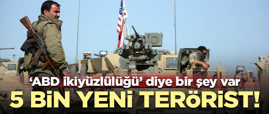 ABD ikiyüzlülüğü! 5 bin PKK'lı teröristi sözde mezun ettiler