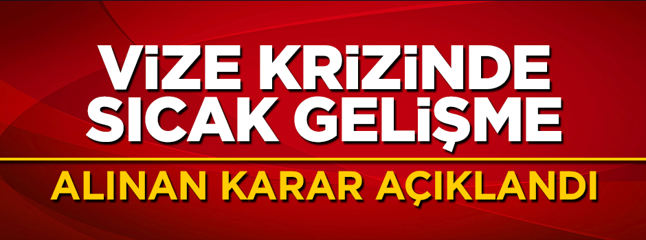 ABD ile yaşanan vize krizinde sıcak gelişme, Bozdağ alınan kararı açıkladı